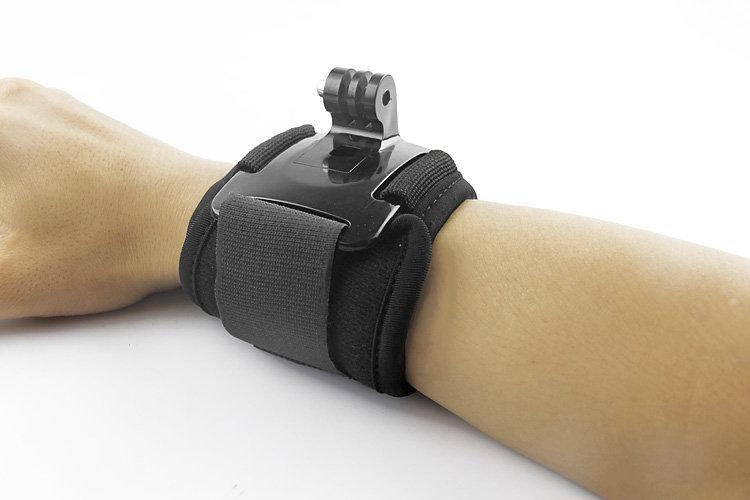Gopro SJCAM M10 4000 小蟻~攝影機加厚側向手腕帶護手帶 運動相機魔術貼手臂護手綁帶