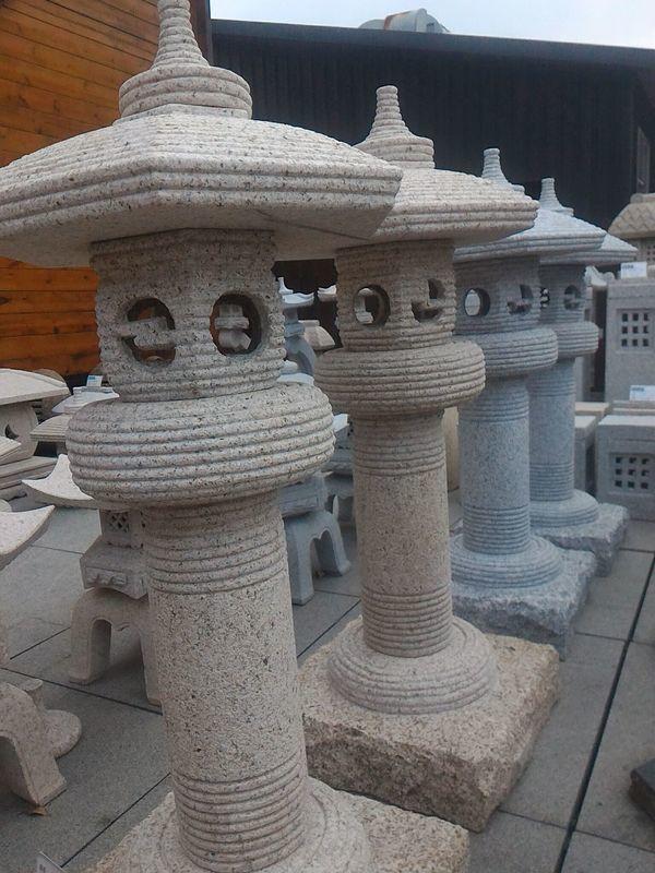 道風型石燈柱 (燈具 日式 花崗 石 雕刻 景觀 造景 園藝)《金城堡》