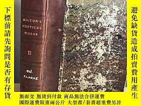 古文物The罕見Poetical Works of John Milton Vol.II 1866 中間幾頁有一些鬆動 