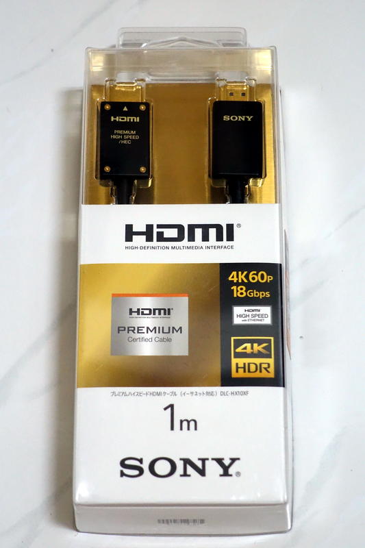 SONY HDMI線 1m長 DLC-HX10XF