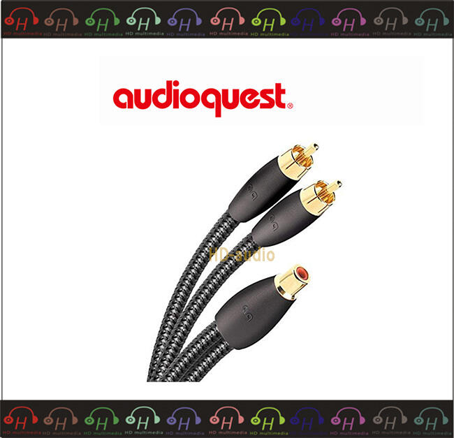 美國線聖 AudioQuest FLX-X RCA Splitter RCA(公)對2 × RCA(母) 1分2連接線