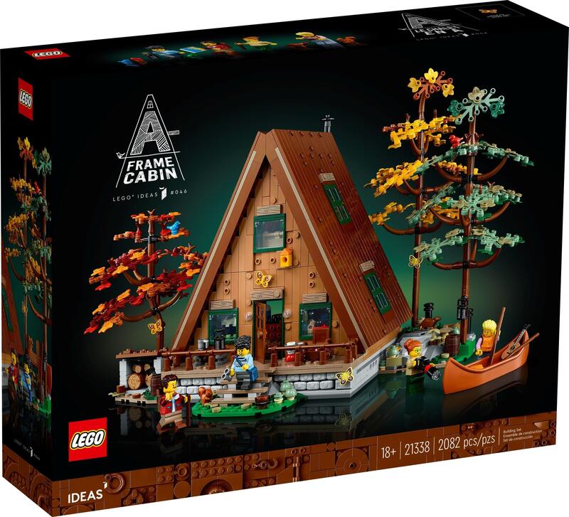 可刷卡【群樂】建議選郵寄 盒組 LEGO 21338	A字形小屋