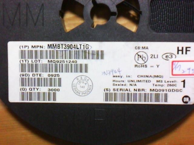 維修mk808b ON MMBT3904LT1G NPN 40V 0.2A 0.25W