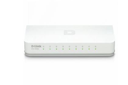 網樂購 D-Link DES-1008A 8埠10/100BASE-TX桌上型乙太網路交換器
