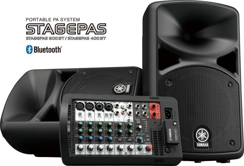 【六絃樂器】全新 Yamaha STAGEPAS 400BT 行動PA系統 / 送原廠麥克風 &喇叭架
