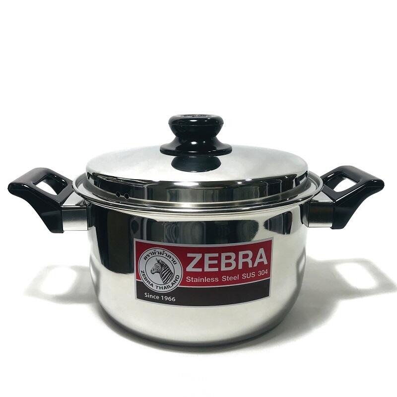 ZEBRA斑馬牌雙耳湯鍋 正304高級不鏽鋼牛奶鍋 火鍋 萬用調理鍋 滷鍋 燉鍋_2059生活居家館