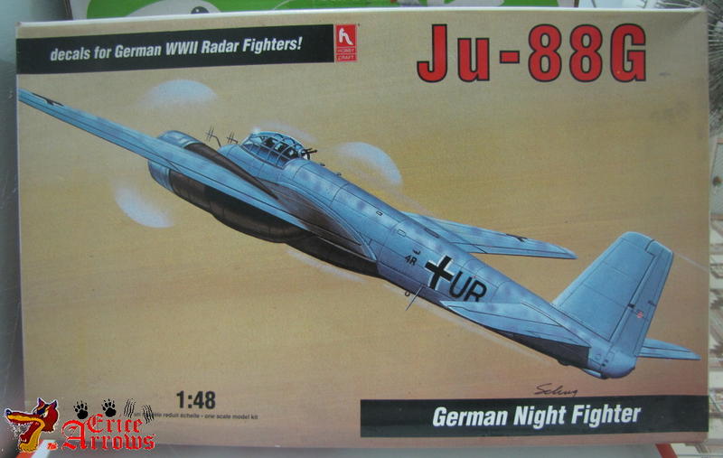 Hobbycraft 1/48 Ju-88G Radar Night Fighter 夜戰
