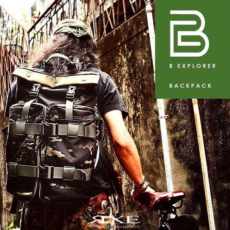-開關倉庫- RXE B-EXPLORER 小布探險家背包 CORDURA 黑迷彩後背包