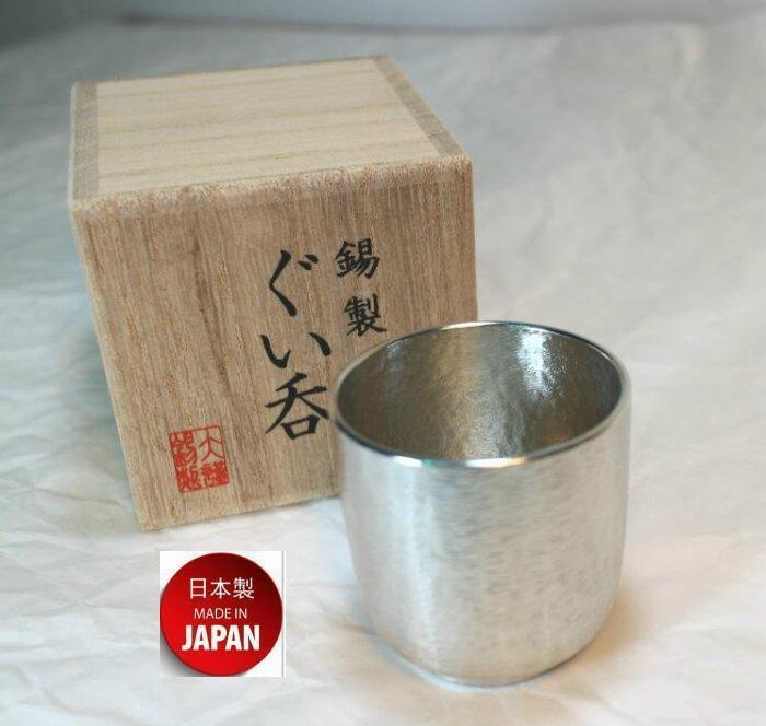 純銀製盃 OSAKA SUZUKI~日本製造~大阪錫器~8-11~錫杯~gu-sia~純錫杯~45ml