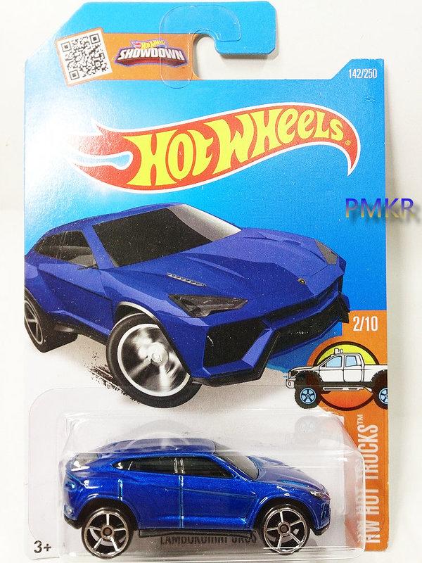 【Pmkr】142 Hot Wheels 2016 - Lamborghini Urus 藍寶堅尼 休旅車 藍色 全新