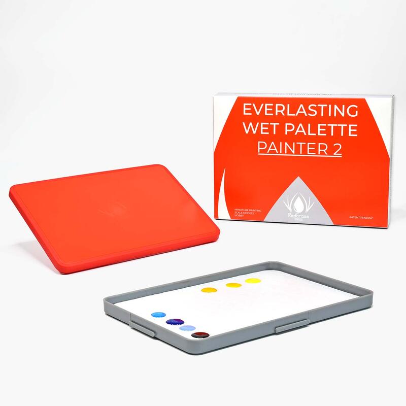 [現貨]RGG - Painter v2 - 玩家紅保濕調色盤 (16.5*24cm) / 加購專用調色紙/海綿
