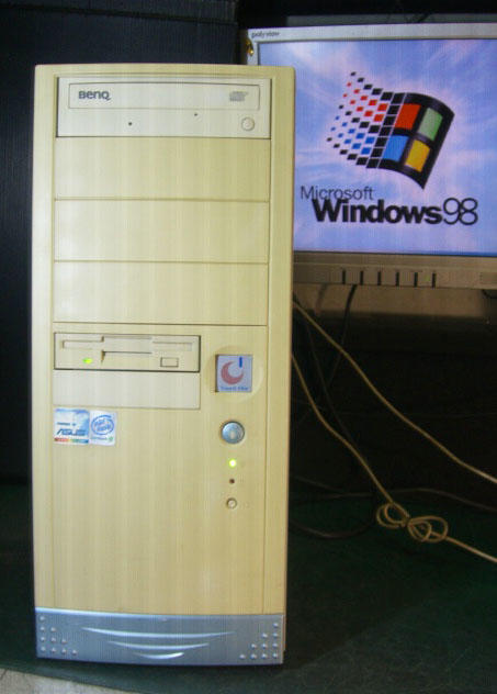 【窮人電腦】跑Windows 98系統！自組華碩ISA插槽工業主機出清！桃園以北可送！外縣可寄！