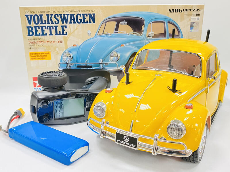 RC 精品館〗TAMIYA田宮模型1/10 VW福斯金龜車BEETLE RTR版本GT5可程式 