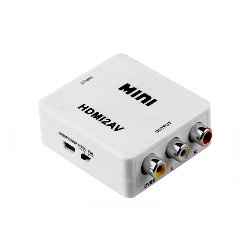 HDMI 轉AV   HDMI TO AV  含HIMI線.含USB電源線.含AV線.. (08257)