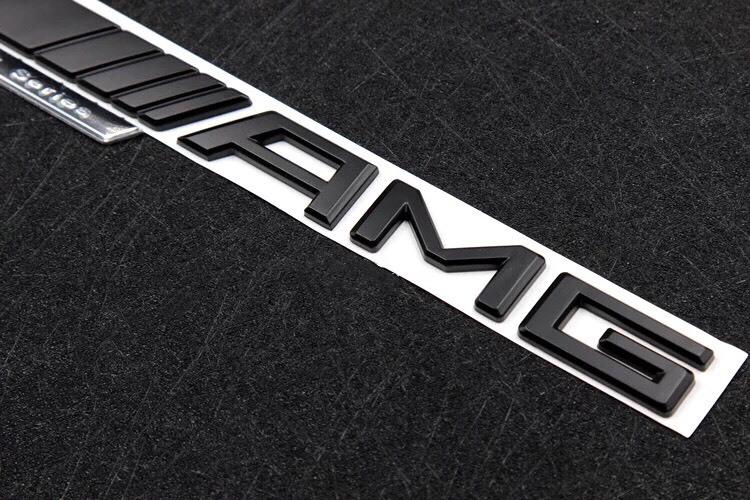 AMG 3D 立體電鍍字體改裝車貼 BENZ 賓士 後車箱 尾門 尾廂 後車廂 尾箱 貼紙