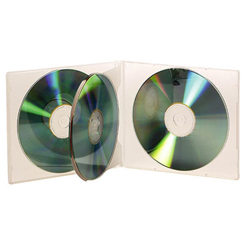 CD盒 4片裝 透明 PP CD 光碟整理收藏盒.台灣製造