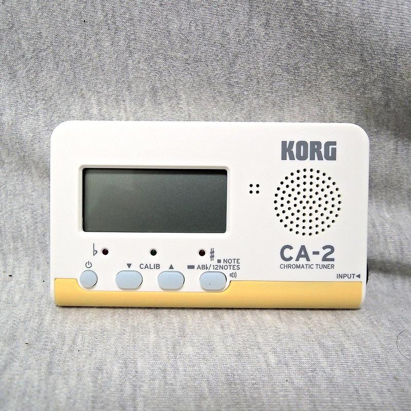 現貨【小捲兒小舖】 KORG CA-2 白色 便攜式 全音域 半音 數位 調音器 台灣公司貨