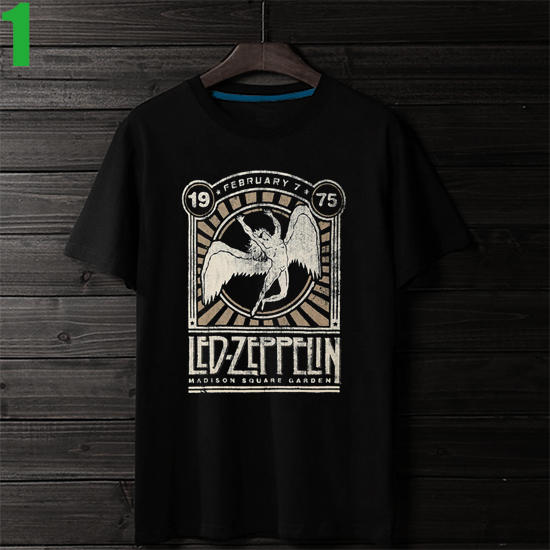 Led Zeppelin【齊柏林飛船】短袖搖滾樂團T恤(男生版.女生版皆有) 新款上市購買多件多優惠!【賣場一】