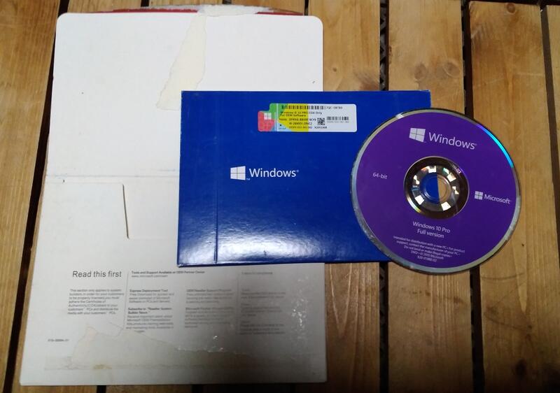 Windows 10 PRO 隨機版 OEM System Builder+NOD32防毒軟體