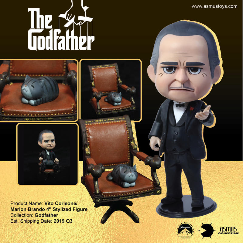 ASMUS QBITZ 系列 QB003 The Godfather 教父 馬龍白蘭度 可動人偶 代理商版
