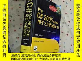 古文物Pro罕見C# 2005 and the.NET 2.0 Platform THIRD EDITION【精裝】露天 