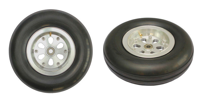 MORPOWER 遙控飛機/打氣輪胎/五吋/仿真/橡膠胎皮/CNC加工/多色/單顆
