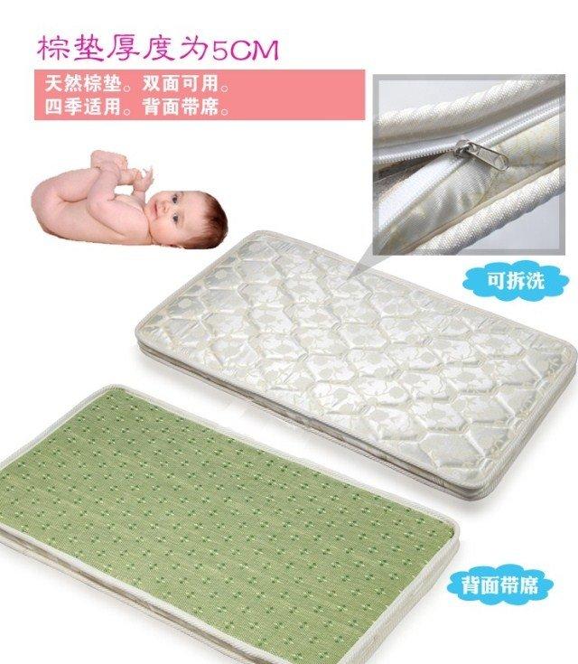 嬰兒床墊棕墊 純天然棕櫚床墊 冬夏兩用 透水透氣 可拆洗