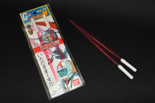 秋葉猿 全新日版代購 秋葉原 鋼彈咖啡 限定販售 光劍造型筷子 光束劍 日本製 台場