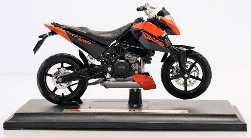 【越野機車模型】KTM 690 Duke 摩托車模型 Maisto 美馳圖 1/18精品車模