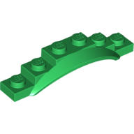 全新LEGO樂高綠色輪弧【62361】Mudguard 1 1/2 x6x1 Curved Arch 6170764