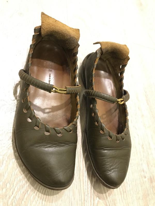 德國製真品Trippen 女鞋（橄欖綠，36號）