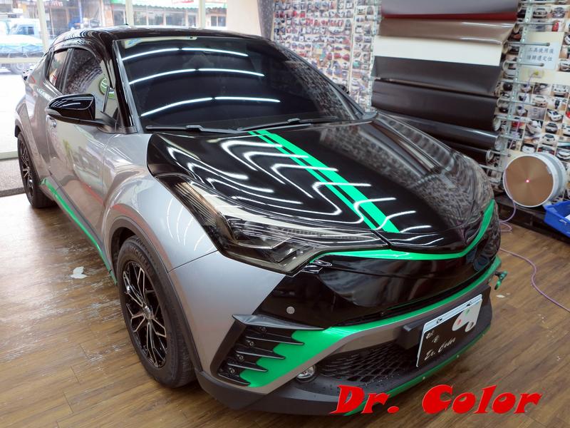 Dr. Color 玩色專業汽車包膜 Toyota C-HR 車身線條客製化 (3M 1080)