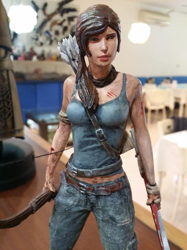 [MDS]古墓奇兵的Lara Croft，3D列印模型
