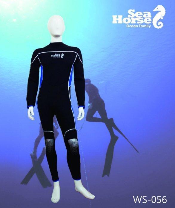<組合價>Sea Horse 3MM 潛水衣、防寒衣、浮潛衣-WS-056+溯溪鞋BS-083Y