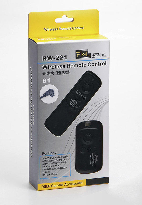 呈現攝影器材-品色 RW-221 S1 無線快門線 遙控器 可換線SONY全可用 a900/a850 可換線 RM-S1 NCC認證