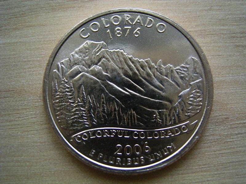 2006-D Colorado 美國 各大 50洲 Washington 25C 1/4 Quarter 早期 錢幣
