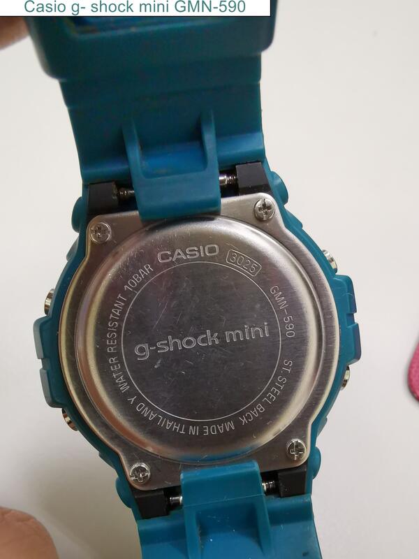 卡西歐控】保證真品casio早期的baby-g 系列(G-shock mini)GMN-590二手