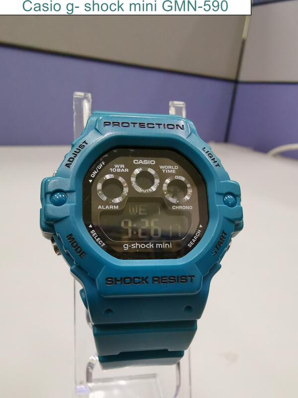 卡西歐控】保證真品casio早期的baby-g 系列(G-shock mini)GMN-590二手