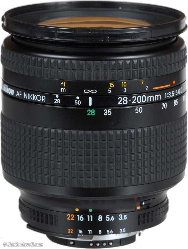 尼康 Nikon AF NIKKOR 28-200mm F3.5-5.6 D 全幅 旅遊鏡頭