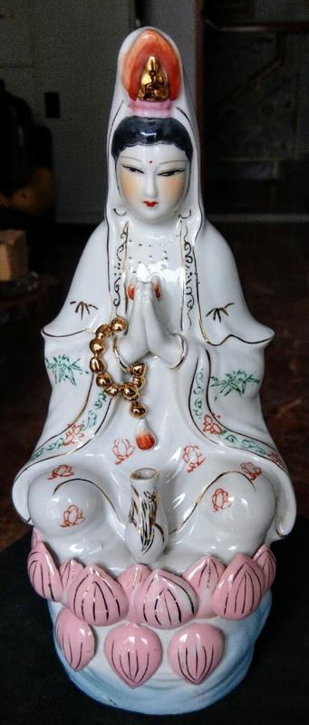 瓷器觀音佛像 佛堂供品 陶瓷觀音佛像 觀音菩薩 玉瓷觀音菩薩 風水工藝品擺件
