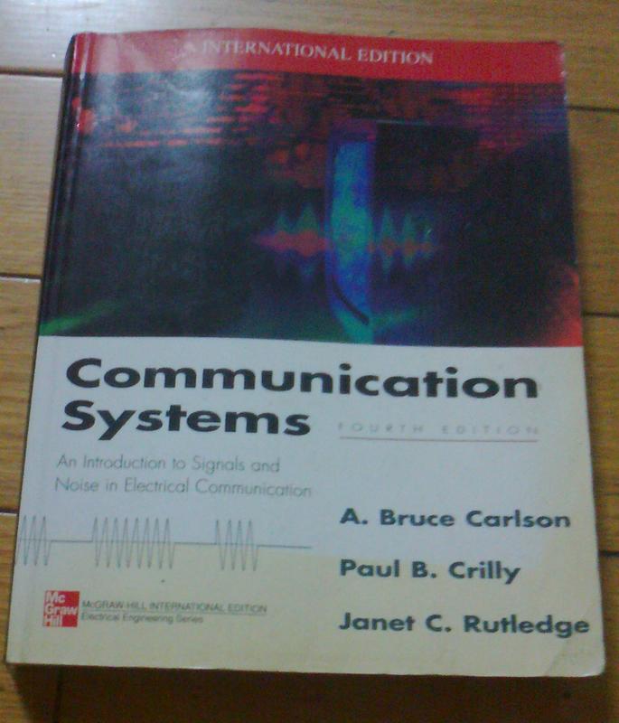 通訊系統  communication  systems (原文書)  一本  139元