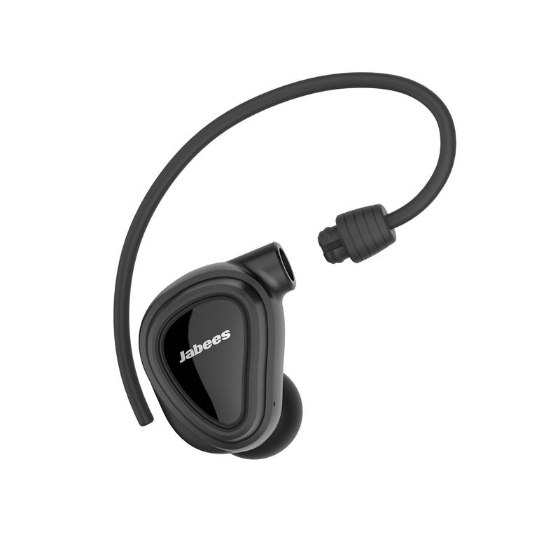 《小眾數位》Jabees Shield 真無線藍芽耳機 重低音 觸控式 耳掛 黑色 公司貨保固一年