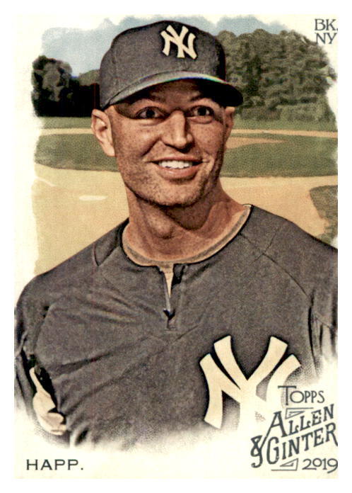 2019 Topps Allen and Ginter #299 J.A. Happ 洋基隊