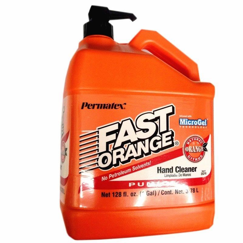 美國 Permatex 太陽牌 Fast Orange 磨砂型洗手膏 3.78公升 洗手乳
