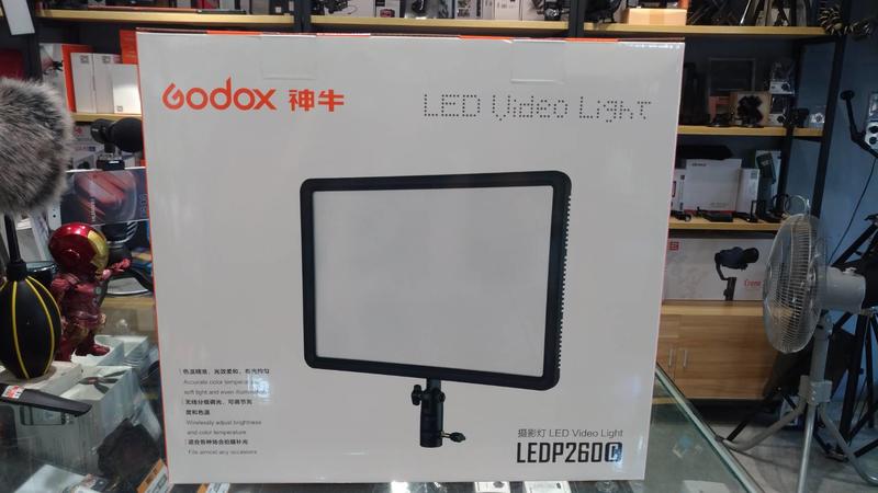 [瘋相機]【神牛 GODOX LEDP260C 平板型可調色溫LED燈】超薄型 LED 補光燈 錄影燈 公司貨