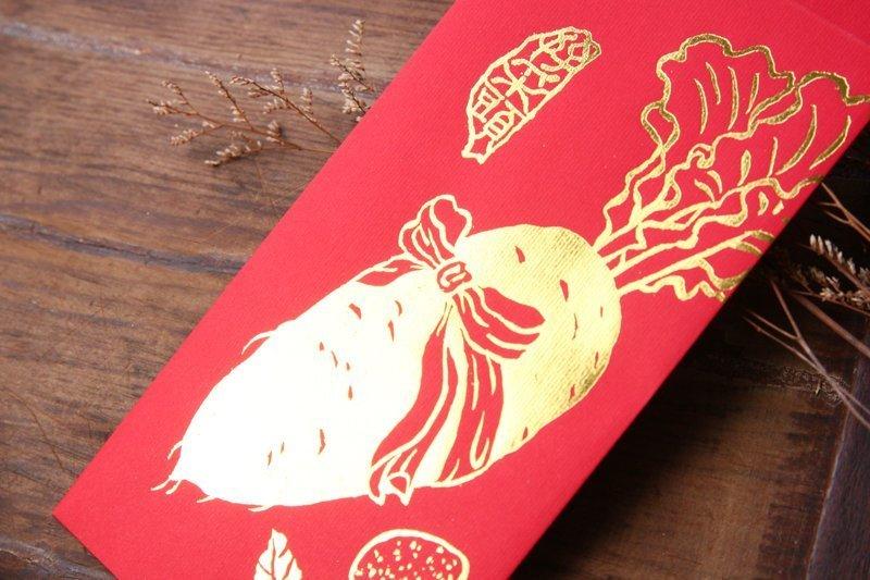 瑞文堂- 紅包袋【中/5入】 - 好采頭 / 紅包 信封袋 紙袋 設計 祝福 祝壽 賀歲 祝賀 禮金 新年 壓歲錢 萬用