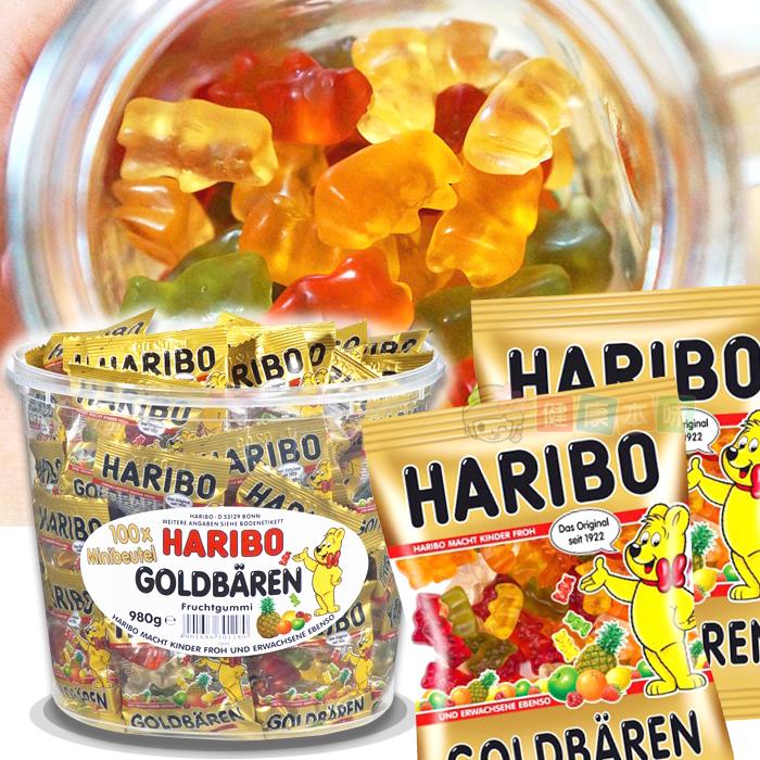 德國HARIBO小熊軟糖迷你包100入水果軟糖 [GM3011800]健康本味