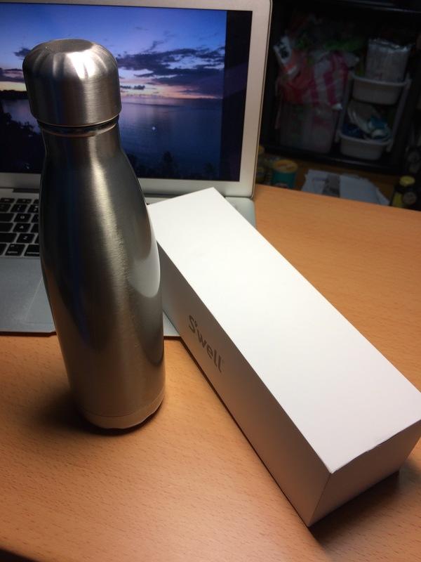 Apple x S'well 蘋果時尚保溫杯 全新 購自加州蘋果總部 - 科技銀