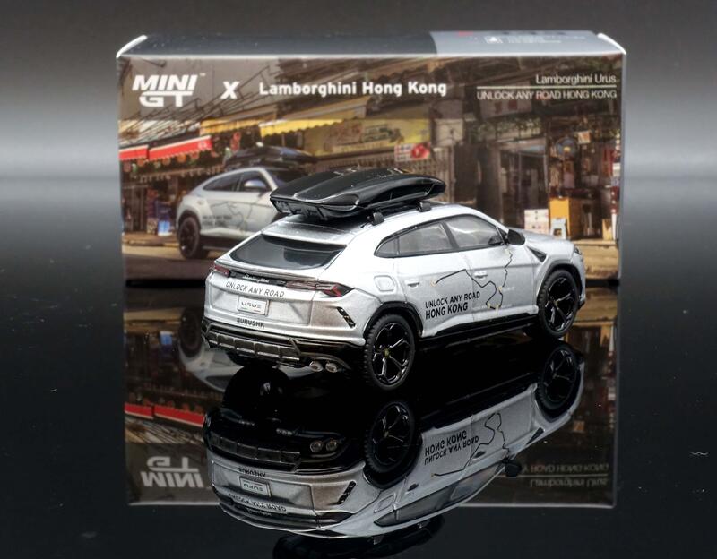 MASH 現貨特價Mini GT 1/64 Lamborghini Urus 香港限定#443 右駕