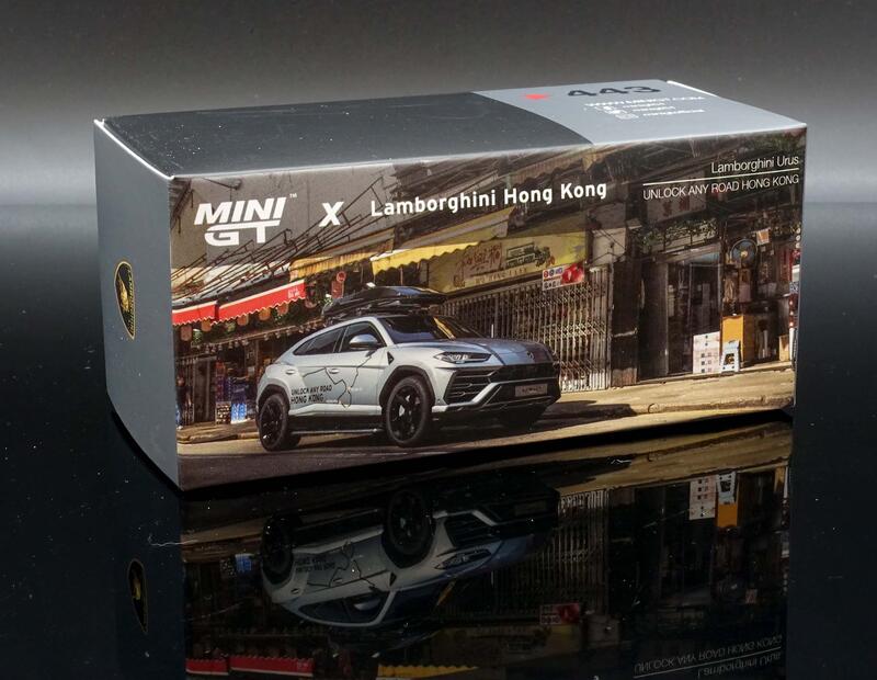 MASH 現貨特價Mini GT 1/64 Lamborghini Urus 香港限定#443 右駕